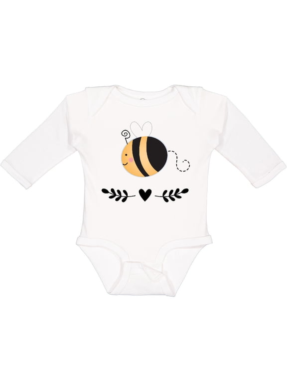 Honey Bee Gifts Beekeeper Girls Long Sleeve Baby Bodysuit