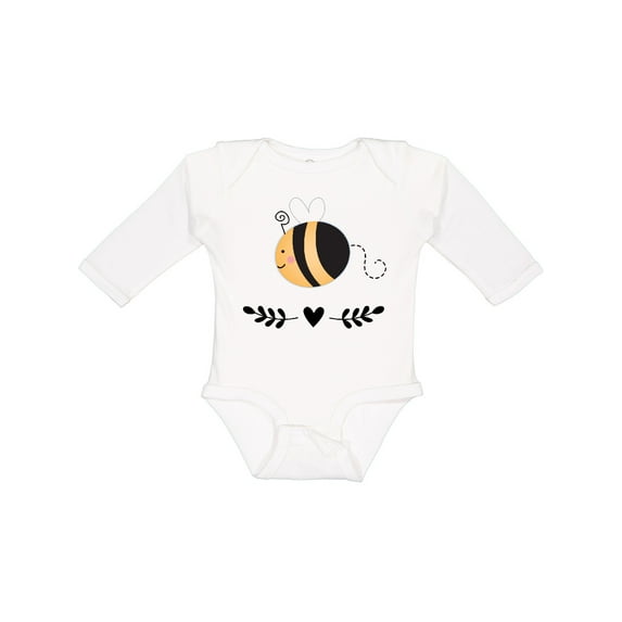 Inktastic Honey Bee Gifts Beekeeper Girls Long Sleeve Baby Bodysuit