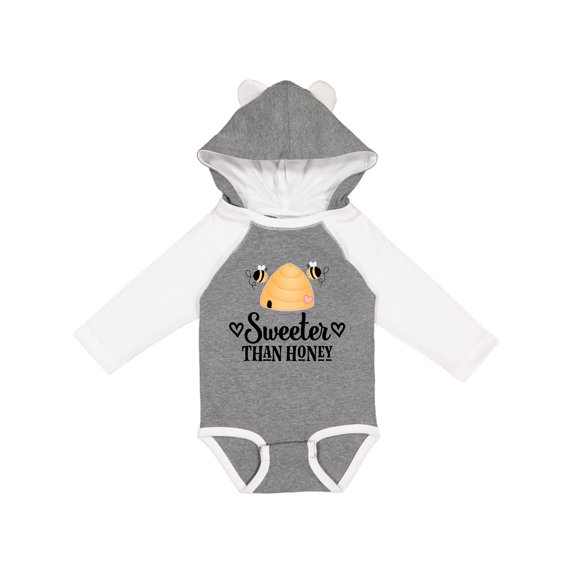Inktastic Honey Bee Girls Cute Girls Long Sleeve Baby Bodysuit