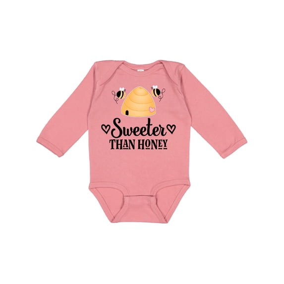 Inktastic Honey Bee Girls Cute Girls Long Sleeve Baby Bodysuit