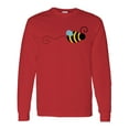 thumbnail image 1 of Inktastic Honey Bee Long Sleeve T-Shirt, 1 of 5