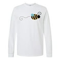 thumbnail image 1 of Inktastic Honey Bee Long Sleeve T-Shirt, 1 of 5