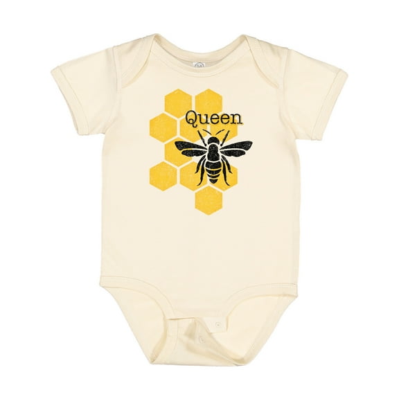Inktastic Honeycomb Queen Bee Girls Baby Bodysuit