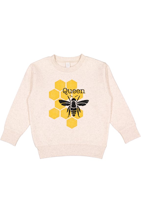 Honeycomb Queen Bee Toddler Sweatshirt