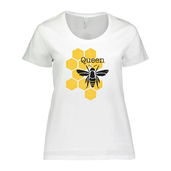 Inktastic Honeycomb Queen Bee Women's Plus Size T-Shirt