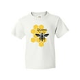 thumbnail image 1 of Inktastic Honeycomb Queen Bee Youth T-Shirt, 1 of 5