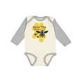 thumbnail image 1 of Inktastic Honeycomb Save The Bees Boys or Girls Long Sleeve Baby Bodysuit, 1 of 5