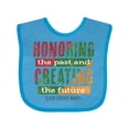 thumbnail image 1 of Inktastic Honoring the Past and Creating the Future Black History Boys or Girls Baby Bib, 1 of 4
