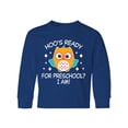 thumbnail image 1 of Inktastic Hoo's Ready For Preschool I am with Cute Owl Long Sleeve Youth T-Shirt, 1 of 5