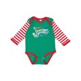 thumbnail image 1 of Inktastic Hooked on Jesus Christian Boys or Girls Long Sleeve Baby Bodysuit, 1 of 5