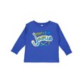 thumbnail image 1 of Inktastic Hooked on Jesus Christian Boys or Girls Long Sleeve Toddler T-Shirt, 1 of 5