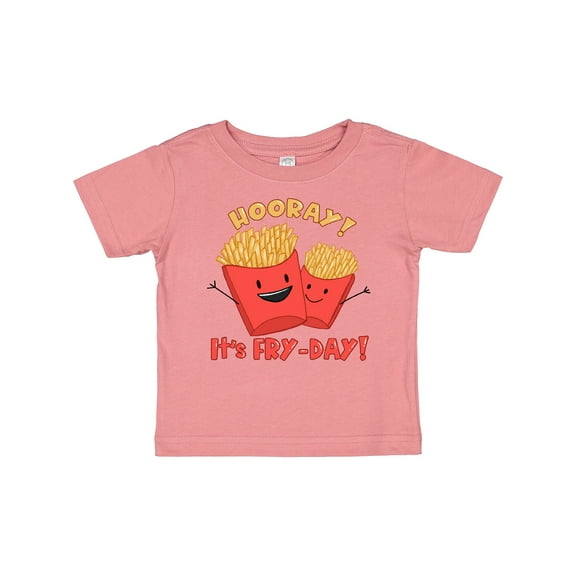 Inktastic Hooray It's Fry-Day with Cute Fries Boys or Girls Baby T-Shirt