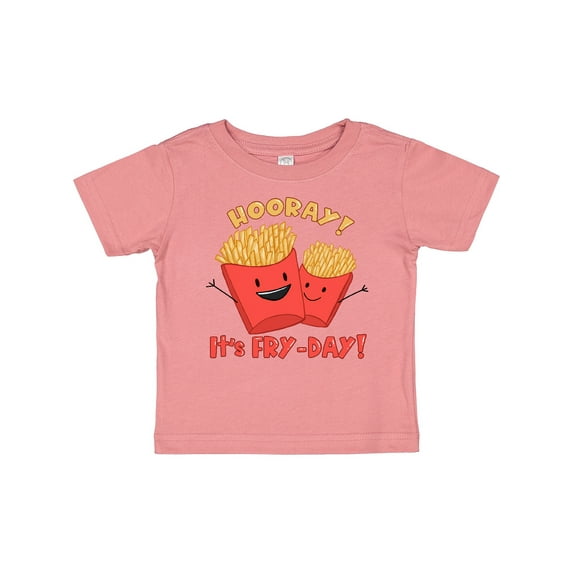 Inktastic Hooray It's Fry-Day with Cute Fries Boys or Girls Baby T-Shirt