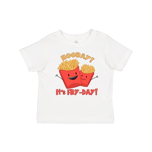Inktastic Hooray It's Fry-Day with Cute Fries Boys or Girls Baby T-Shirt