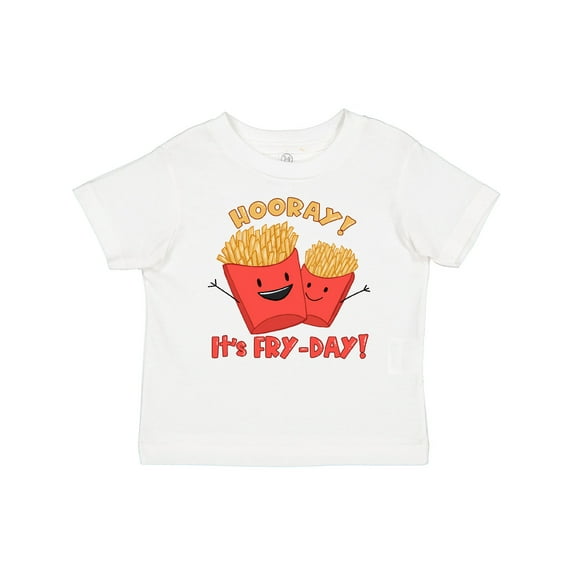 Inktastic Hooray It's Fry-Day with Cute Fries Boys or Girls Baby T-Shirt