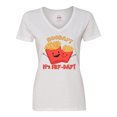 thumbnail image 1 of Inktastic Hooray It's Fry-Day with Cute Fries Women's V-Neck T-Shirt, 1 of 5