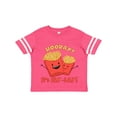 thumbnail image 1 of Inktastic Hooray It's Fry-day with Cute Fries Boys or Girls Toddler T-Shirt, 1 of 5