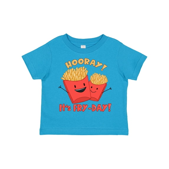Inktastic Hooray It's Fry-day with Cute Fries Boys or Girls Toddler T-Shirt