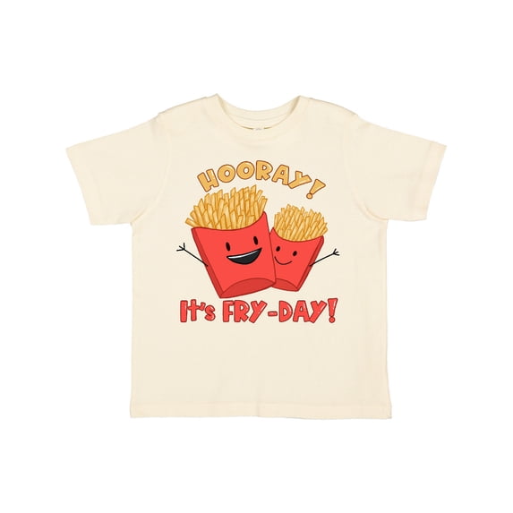 Inktastic Hooray It's Fry-day with Cute Fries Boys or Girls Toddler T-Shirt