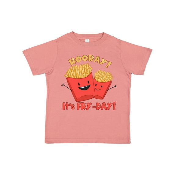 Inktastic Hooray It's Fry-day with Cute Fries Boys or Girls Toddler T-Shirt