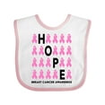thumbnail image 1 of Inktastic Hope Breast Cancer Awareness Boys or Girls Baby Bib, 1 of 4