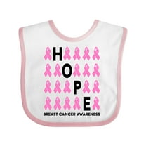 Inktastic Hope Breast Cancer Awareness Boys or Girls Baby Bib