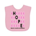 thumbnail image 1 of Inktastic Hope Breast Cancer Awareness Boys or Girls Baby Bib, 1 of 4