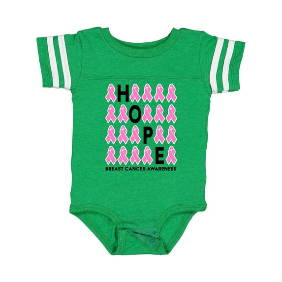 Inktastic Hope- Breast Cancer Awareness Boys or Girls Baby Bodysuit