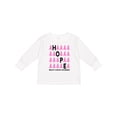 thumbnail image 1 of Inktastic Hope Breast Cancer Awareness Boys or Girls Long Sleeve Toddler T-Shirt, 1 of 5