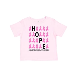 Inktastic Hope Breast Cancer Awareness Boys or Girls Toddler T-Shirt