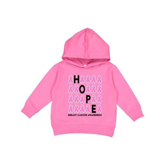 Inktastic Hope Breast Cancer Awareness Toddler Hoodie