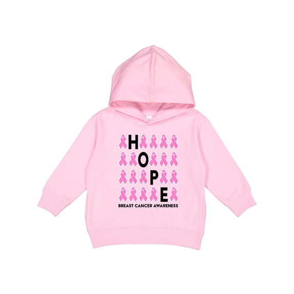 Inktastic Hope Breast Cancer Awareness Toddler Hoodie