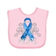 thumbnail image 1 of Inktastic Hope-Colon Cancer Awareness Boys or Girls Baby Bib, 1 of 4
