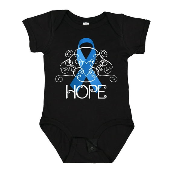 Inktastic Hope-Colon Cancer Awareness Boys or Girls Baby Bodysuit