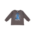 thumbnail image 1 of Inktastic Hope-Colon Cancer Awareness Boys or Girls Long Sleeve Toddler T-Shirt, 1 of 5