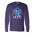 thumbnail image 1 of Inktastic Hope-Colon Cancer Awareness Long Sleeve T-Shirt, 1 of 5
