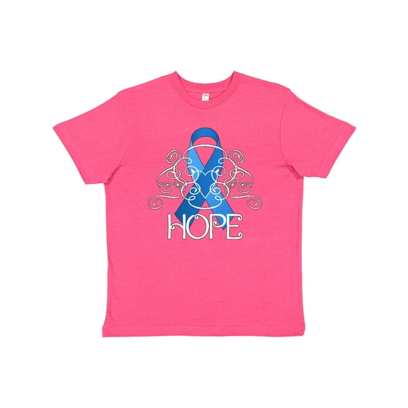 Inktastic Hope-Colon Cancer Awareness Youth T-Shirt