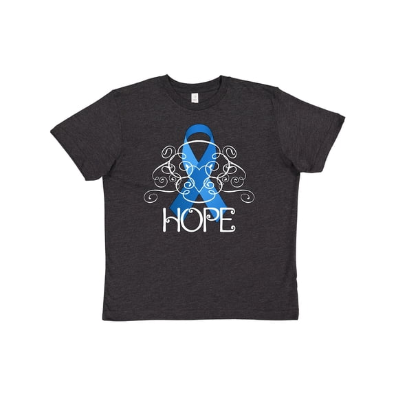 Inktastic Hope-Colon Cancer Awareness Youth T-Shirt