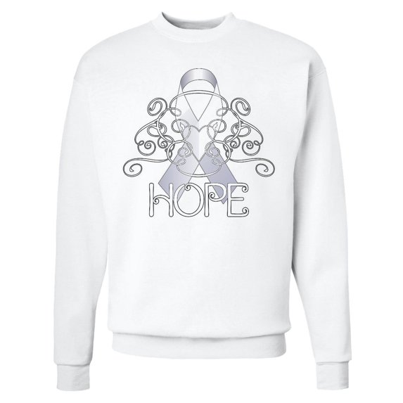 Inktastic Hope Lung Cancer Awareness Adult Sweatshirt