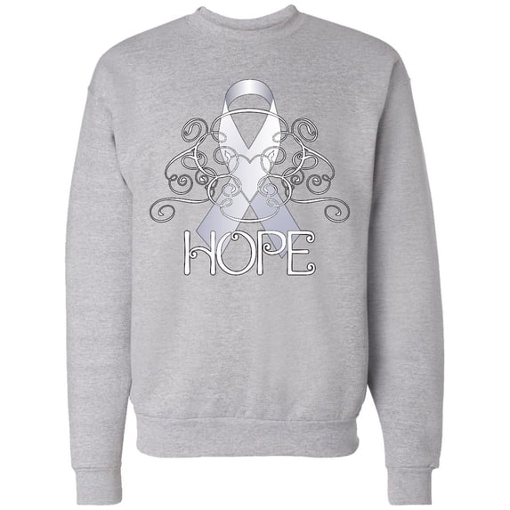 Inktastic Hope Lung Cancer Awareness Adult Sweatshirt