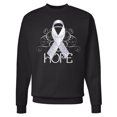 thumbnail image 1 of Inktastic Hope Lung Cancer Awareness Adult Sweatshirt, 1 of 4