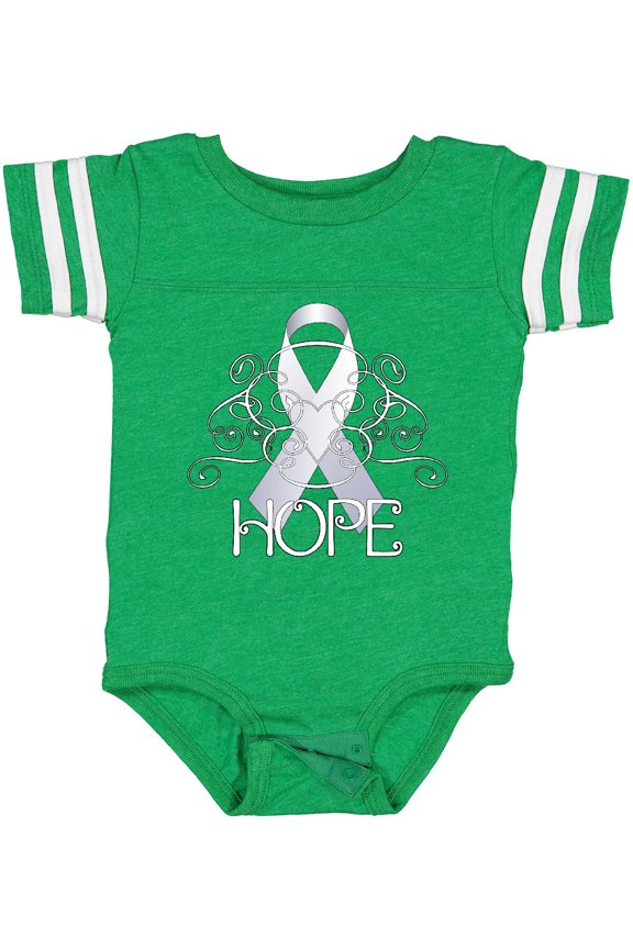 Hope Lung Cancer Awareness Boys or Girls Baby Bodysuit