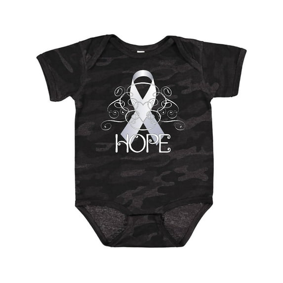 Inktastic Hope Lung Cancer Awareness Boys or Girls Baby Bodysuit