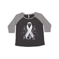 thumbnail image 1 of Inktastic Hope- Lung Cancer Awareness Women's Plus Size T-Shirt, 1 of 5