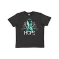 thumbnail image 1 of Inktastic Hope-Ovarian Cancer Awareness Youth T-Shirt, 1 of 5