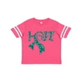 thumbnail image 1 of Inktastic Hope- Teal Ribbon for Awareness of Ovarian Cancer Boys or Girls Toddler T-Shirt, 1 of 5
