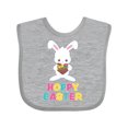 thumbnail image 1 of Inktastic Hoppy Easter Boys or Girls Baby Bib, 1 of 4