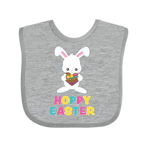 Inktastic Hoppy Easter Boys or Girls Baby Bib