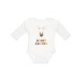 thumbnail image 1 of Inktastic Hoppy Easter Boys or Girls Long Sleeve Baby Bodysuit, 1 of 5