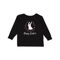 thumbnail image 1 of Inktastic Hoppy Easter Bunny Rabbit Girls Long Sleeve Toddler T-Shirt, 1 of 5